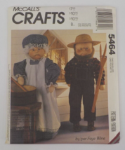 MCCALLS CRAFTS PATTERN #5464 33&quot; TALL GRANDMA &amp; GRANDPA DOLLS CLOTHES UN... - $9.99