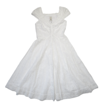 NWT La Vie Rebecca Taylor Sweet Pea in Milk White Embroidered Eyelet Dress XS - £54.33 GBP