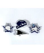 LOT OF (4) RETRO DALLAS COWBOYS NFL JIBBIT CROC SHOE CHARMS SLIDE SANDALS - $10.77