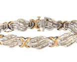 Women&#39;s Bracelet 10kt Yellow and White Gold 341158 - £801.03 GBP