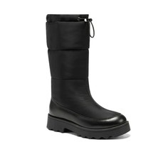  Aerosoles Schade Black Leather/Nylon Pull On Winer Boot - £94.54 GBP