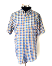 Daniel Cremieux Collection Shirt Mens Size Large Multicolor Plaid Italian Fabric - £15.13 GBP