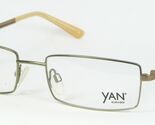 YAN by BoDe 6204 51 OLIVE /BRONZE EYEGLASSES GLASSES FRAME 51-18-140mm G... - $28.22