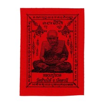 LP Thuat Yant Cloth Famoso Monje Tailandés Amuleto Talismán Protección Buen... - £8.77 GBP