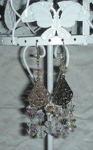  Crystal AB Chandelier Earrings   - $9.99