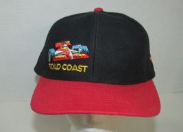 Gold Coast Indy car racing hat cap black red USED adjustable one size - $10.29