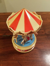 Vintage 1970&#39;s Yap&#39;s Carousel With Horses &quot;Carousel Waltz&quot;&#39; Music Carousel - £15.54 GBP