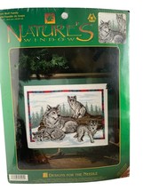Nature&#39;s Window Wolf Family Designs for the Needle kit - New - $7.91