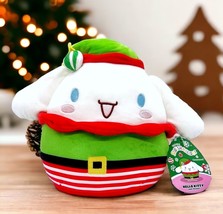 Squishmallow Kellytoy Plush Sanrio Hello Kitty &amp; Friends 8&quot; Cinnamoroll Elf NWT - £19.78 GBP