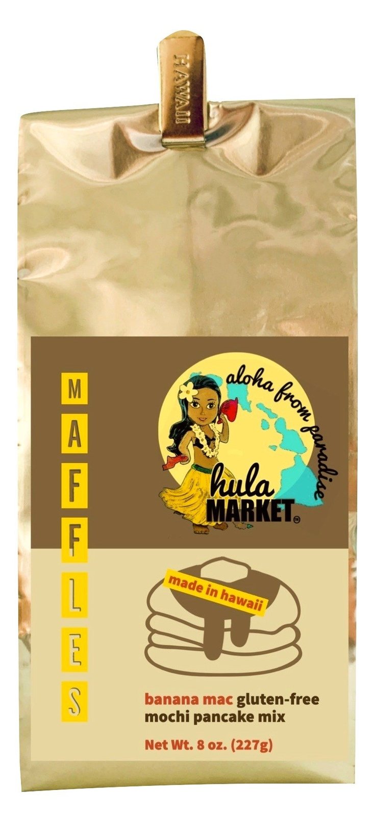 Hula Market Maffles Mochi Mix Gluten Free Pancake & Waffle (Choose Flavor)