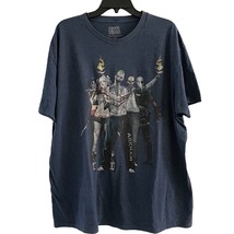 Suicide Squad 2XL Tee Shirt Mens Crew Neck Short Sleeve Blue Graphic Tee Shirt - $10.18