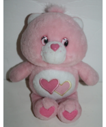 Care Bears Baby 10&quot; Pink Plush Love A Lot Hearts Girl Doll Soft Toy Stuf... - $9.75