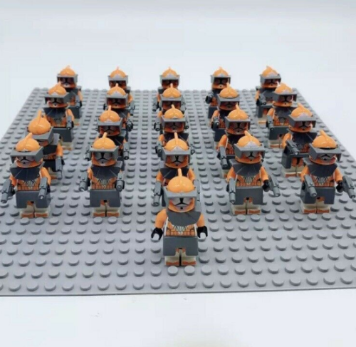 21Pcs Bomb Squad Clone Troopers Star Wars Clone Wars Minifigures Collection Toys