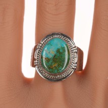 sz13 Nelson Navajo silver and turquoise ring - $143.55