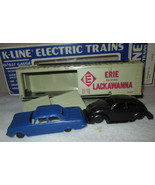 K Line K-5713 O Gauge Model Railroad Erie Lackawanna Automobile Car NIB - £19.57 GBP