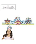 12 Color Your Own Over the Top Carnival CROWNS Christian Summer CAMP Act... - $10.99