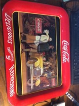 COKE 1987 reproduction  COCA-COLA &quot;TOURING CAR&quot; Tray 17X13 - $18.24