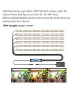 6 Bars Grow Light Strip, 36W 360 LEDs Grow Lights for Indoor 6 Bars-1 Pack - $656.30 MXN