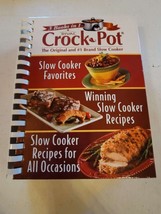 Rival Crock Pot Slow Cooker Cookbook 3 Books In 1 Spiral Hardcover Book Recipes - £9.50 GBP