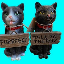 Kitty Kat Talk To The Paw and PurrFect Figurines - £18.68 GBP