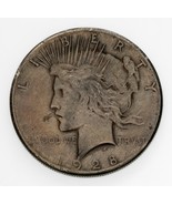 1928 $1 Silver Peace Dollar in Very Fine VF Condition, Toned on Both Sides - $406.19 CAD