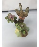 Crown Staffordshire Robin With Nest by Jones  Signed. Bird, Nest - $247.50