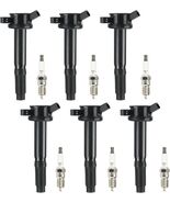 Ignition Coil Pack &amp; Iridium Spark Plugs Set UF486 Ford Fusion Milan 200... - $683.87 MXN