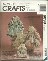 McCall&#39;s Sewing Pattern 6099 Dolls Victorian Rag Doll Mother Baby New - £5.50 GBP