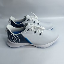 FootJoy Fuel White Blue Men&#39;s Size 10M Golf Shoes 55454 Shoes Comfort NO BOX - £54.75 GBP