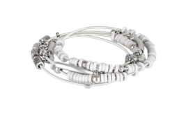 Paparazzi Tribal Spunk Silver Bracelet - New - £3.60 GBP