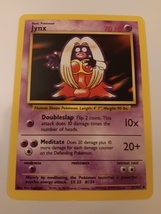 Pokemon 1999 Base Set Jynx 31 / 102 NM Single Trading Card - $9.99