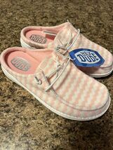 Hey Dude Wendy Womens Slip On Terry Pink/White Stripe Shoes!!(9) - $47.49