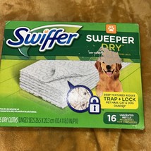 Swiffer Sweeper Dry Pad Refills, Unscented, 16 Ct - $9.14