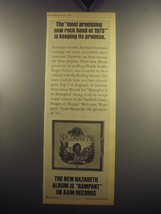 1974 Nazareth Rampant Album Ad - The most promising new rock band of 1973 - £14.73 GBP