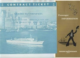 1966 Moore McCormick SS Brazil  - £14.12 GBP