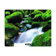 Fellowes Square Brite Mat Mouse Pad - Cascades  - $23.00