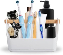 Bathroom Storage Organiser Makeup Organiser 7 Compartment For Bathroom Kitchen - £12.80 GBP