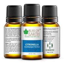 100% Pure Citronella Essential Oil 10ml For Therapeutic Aromatherapy - $12.36