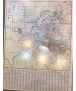 Eau Claire WI Laminated Wall Map (SG) - $63.49 CAD