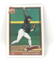 1991 Topps Baseball Card #315 - Roberto Alomar - San Diego Padres - 2B - £0.74 GBP