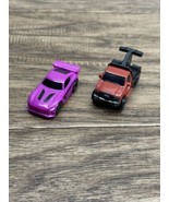 Hasbro 2020 Lot of 2 Jazwares Cars #004 #0032 Tow Truck Racecar Miniatur... - $188.30 MXN