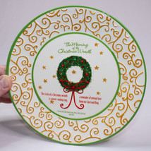 Dayspring Christmas Wreath Dessert Plate &quot;The Meaning Of The Christmas Wreath&quot; - $8.33