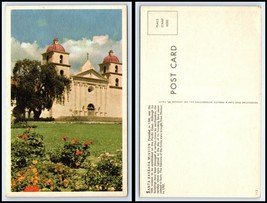 CALIFORNIA Postcard - Santa Barbara Mission N19 - £2.32 GBP