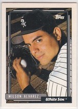 M) 1992 Topps Baseball Trading Card - Wilson Alvarez #452 - $1.97