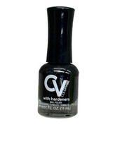 CV Color Vibe Nail Polish with Hardeners Back To Black -0.37floz/11ml - £10.03 GBP