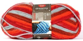 1 Count Red Heart 6.3 Oz Dreamy Stripes Sunset 5 Bulky Acrylic Yarn - £14.38 GBP