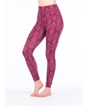 LIV Outdoor Womens Oaklyn Printed Leggings Size Small Color Burgundy - £23.79 GBP