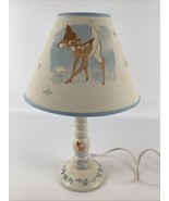 Vintage Disney Bambi Nursery Lamp Rare Decor Unisex Thumper Shade Plug In - $169.10 CAD