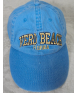 Vero Beach Florida Hat Adjustable Baseball Cap Blue BJR Classic Headwear... - £10.27 GBP