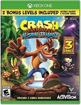 Crash Bandicoot N Sane Trilogy Xbox One New! 3 Games! 1,2, Warped 2 Bonus Levels - £28.64 GBP